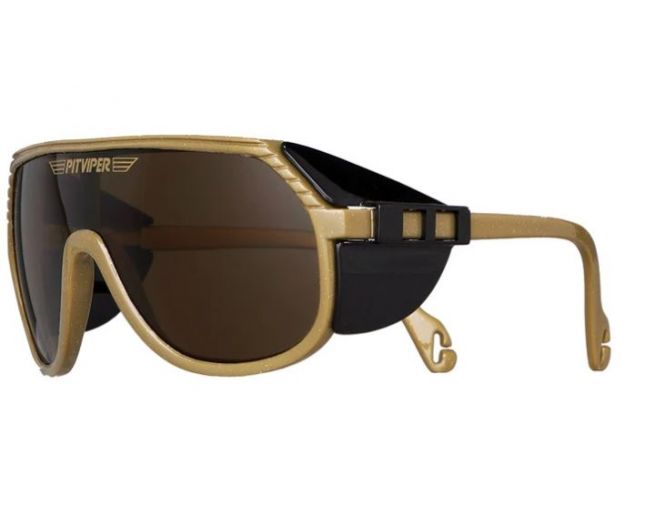 Gold pit sales viper sunglasses