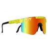 Pit Viper The Original Polarized The 1993 Yellow with Purple and Pink Splatter