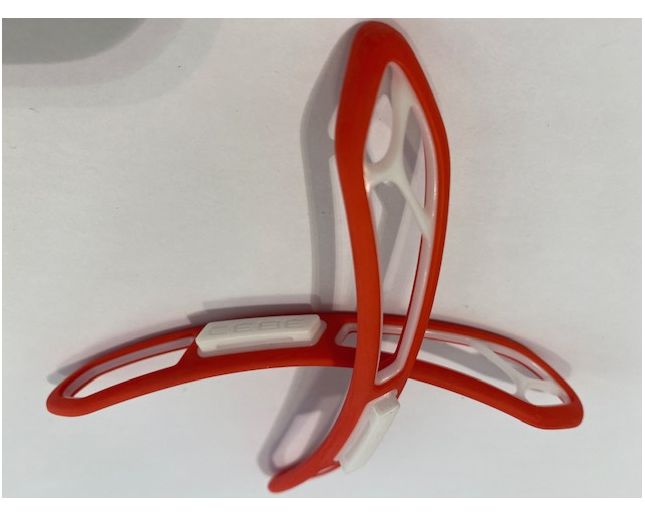 Cébé Embouts Lunettes S'Track Red White