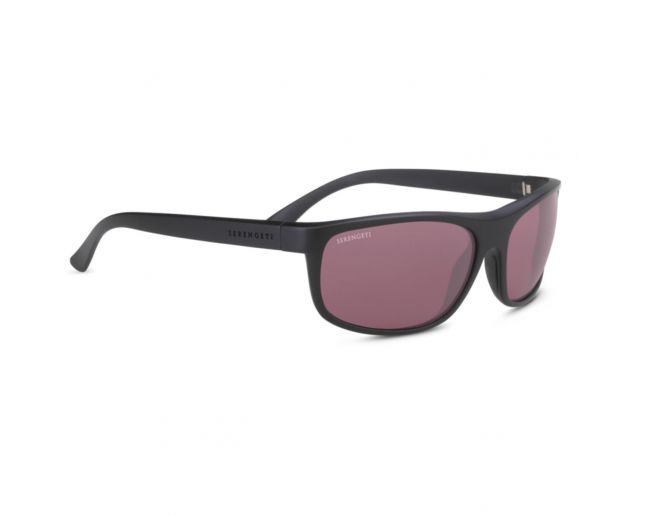 Serengeti Alessio Matte Black Mineral Polarized Sedona Bi Mirror 