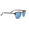 Serengeti Alray Shiny Black Acetate Shiny Dark Gunmetal Metal-Polarized 555nm