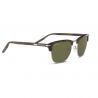 Serengeti Alray Shiny Black Acetate Shiny Dark Gunmetal Metal-Polarized 555nm