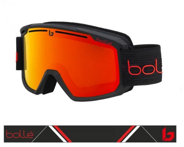 Bollé Masque de ski Maddox Black Matte Sunrise