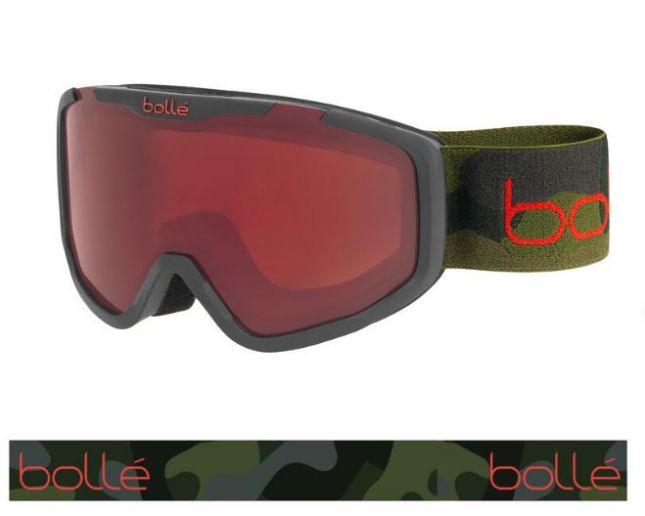 Bollé Masque de Ski Enfant ROCKET Matte Black Camo Rosy Bronze