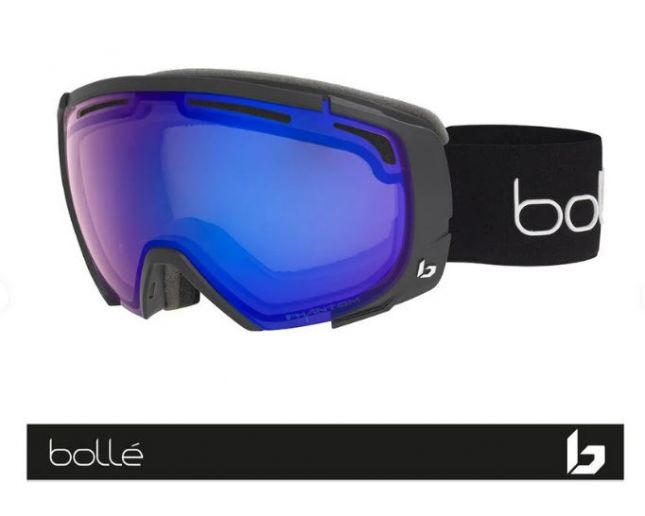 Bollé Masque de Ski Supreme OTG Black Corp Matte - Phantom + Cat-1-3