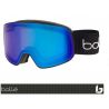 Bollé Masque de Ski Nevada Black Cross Matte Phantom + Cat-1-3