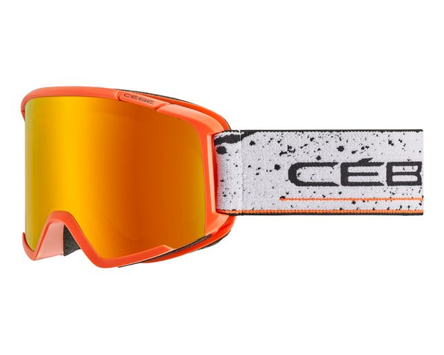 Cébé Masque de Ski INTREPID - Matt Orange - Orange Flash Fire Cat.2