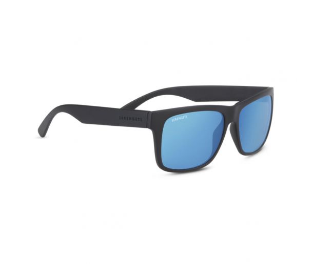 Serengeti Positano Matte Black-Polarized 555nm Blue