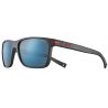 Julbo Lunette de Soleil Wellington Noir Mat Grey Polarized 3 Flash Blue