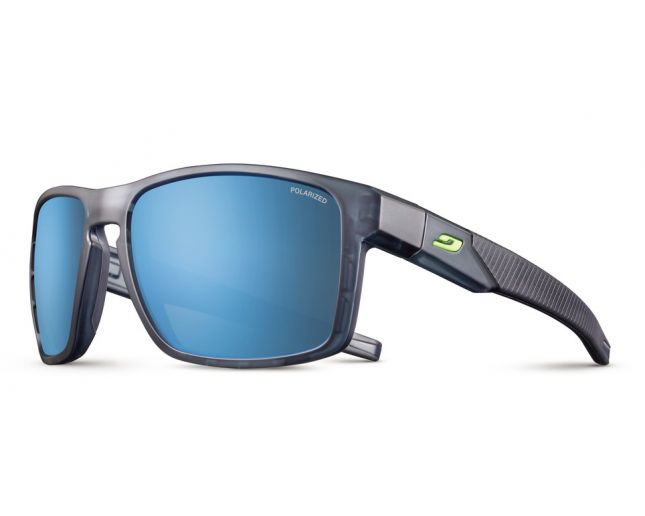 Julbo Stream Translucide Mat Black Yellow  Grey polarized 3 Flash Blue