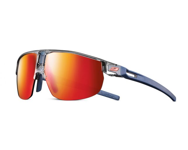 Julbo Rival Translucide Brillant Gris / Bleu - Spectron 3CF Rouge