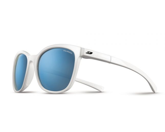 Julbo Spark White Grey Polarized 3 Flash Blue