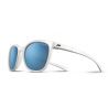 Julbo Spark White Grey Polarized 3 Flash Blue