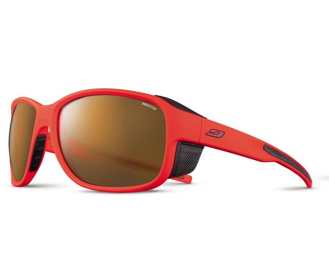 Julbo Montebianco 2 Orange Fluo REACTIV High Mountain 2 4 J5415078 Lunettes de soleil IceOptic