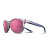 Julbo lunette de soleil Adelaide Translucide Brillant Gris Grey Polarized 3 Flash Rose