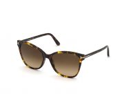 Tom Ford Ani Dark Tortoise Brown Smoke