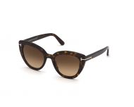 Tom Ford Izzi Dark Tortoise Brown Smoke