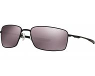 Oakley Square Wire Matte black-Black iridium polarisé