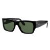 Ray-Ban RB2187 Nomad Legend Gold Shiny Black Green G15