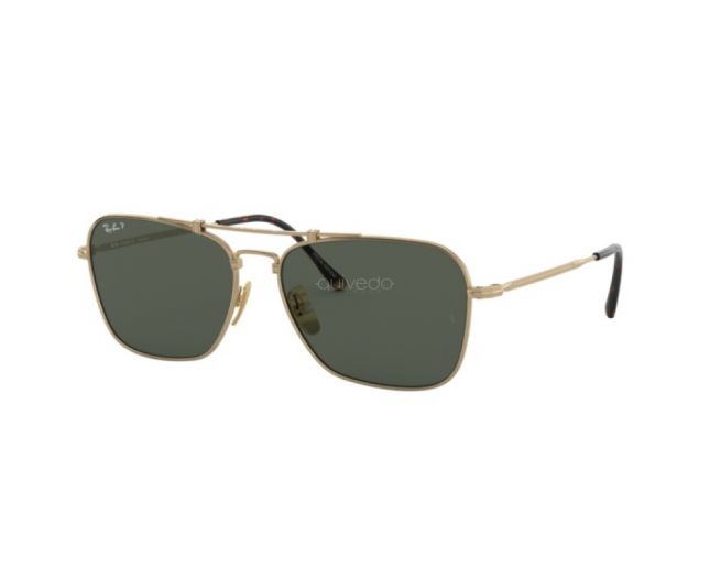 Ray-Ban RB8136M Caravan Titanium Gold Green G-15