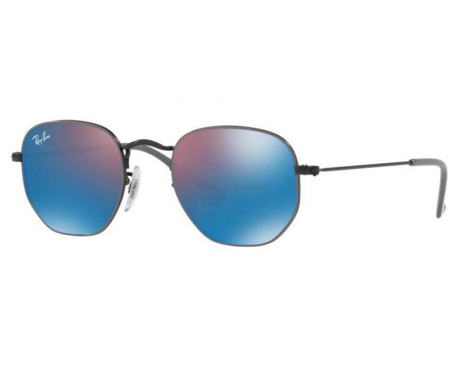 Ray-Ban Hexagonal Junior RJ9541SN Black violet/Blue Mirror