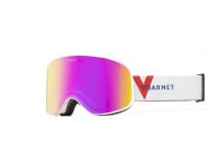 Vuarnet Masque de Ski VM2020 - Matt White - Grey Pink Flash Cat 3