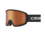 Cébé Masque de Ski STRIKER EVO - Matt Black - PC Vario Orange Cat.2-3