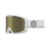 Cébé Masque de Ski FALCON OTG - Matt White Grey - Dark Rose Flash Gold Cat.3