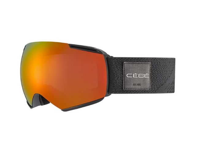 Cébe ICONE Matte Black Fire 2 écrans Grey Flash Dark Red Cat.3 et Amber Flash Miror Cat.1