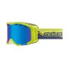 Cébé Masque de Ski Cheeky Over The Glasses Matt Lime Blue Mountain Brown Flash Blue Cat.3