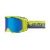 Cébé Masque de Ski Cheeky Over The Glasses Matt Lime Blue Mountain Brown Flash Blue Cat.3