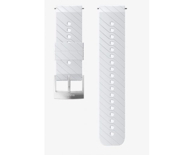 Suunto Bracelet White Silicone Strap 24MM Athletic 3 SS050156000 Multisports Watches and Outdoor GPS IceOptic