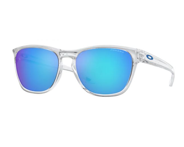 Oakley Manorburn Polished Clear-Prizm Sapphire