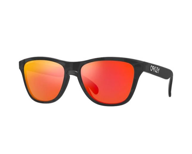 Oakley Frogskins XS Matte Carbon-Red Iridium