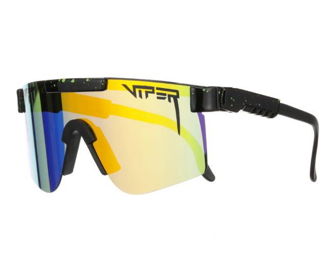 Pit Viper The Originals Polarized The Monster Bull Black with Neon Green Splatter