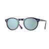 Oliver Peoples Gregory Peck 1962 Folding Navy Burgundy White Silver Mirror