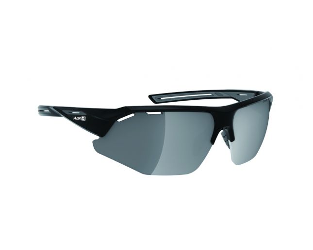 AZR Lunette de Soleil Sport avec segment de Lecture GALIBIER Noir Mat /  Gris - Ecran Gris - AZR4097+98 - Lunettes de soleil - I