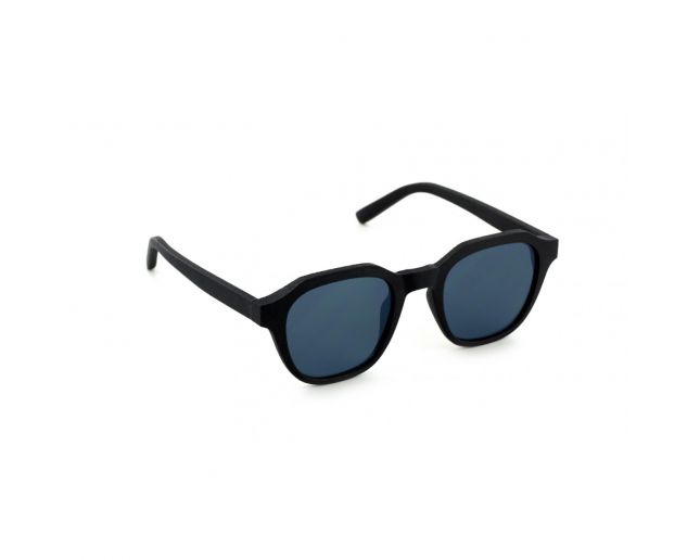 Moken Eyewear Milton Black Blue Polarized