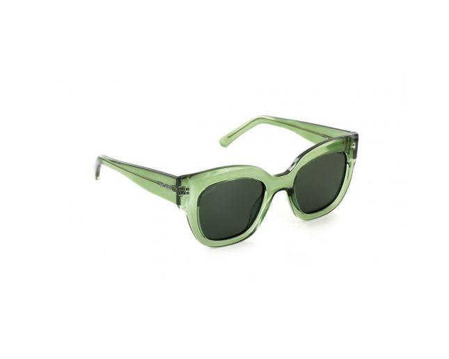 Moken Eyewear Monroe Crystal Green Green Polarized