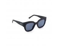 Moken Eyewear Monroe Matte Black Blue Polarized