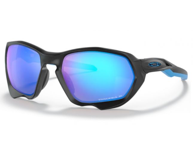 Oakley Plazma Matte Black-Prizm Sapphire Polarized