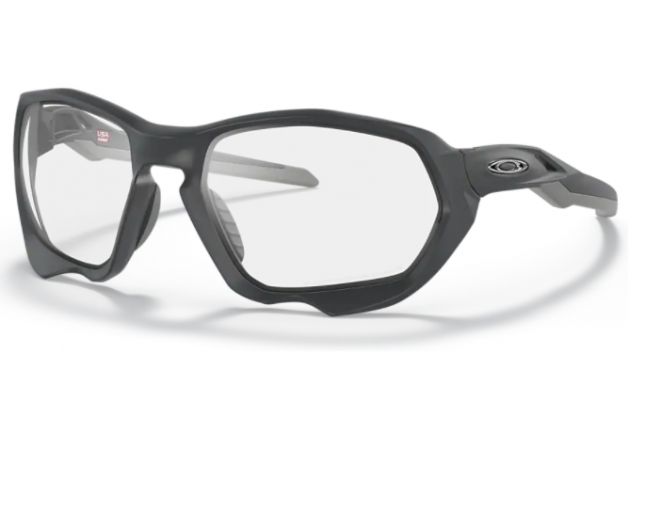 Oakley Plazma Matte Carbon-Clear To Black Iridium