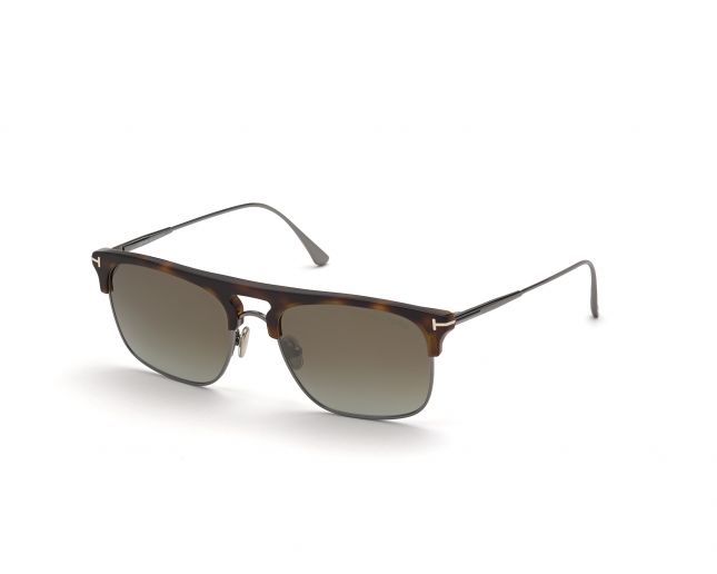 Tom Ford Lee Blonde Tortoise Grey Mirror