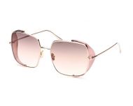 Tom Ford Toby-02 Rose Gold Brown Smoke 