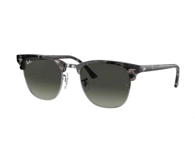 Ray-Ban Clubmaster Spotted Black Havana Crystal Green