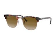 Ray-Ban Clubmaster Spotted Black Havana Crystal Green