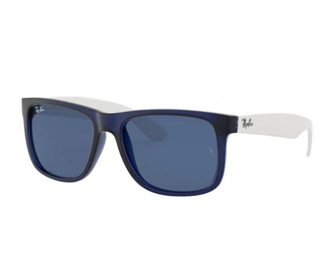 Ray-Ban Justin Rubber Transparent Blue Dark Blue