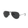 Ray-Ban Aviator Classic Black Crystal Green Polarized