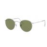 Ray-Ban Round Metal Legend Silver Green Bottol