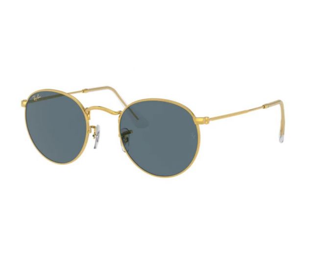 Ray Ban Round Metal Legend Gold Blue